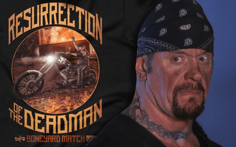 The Undertaker Gets New Line Of Wwe Wrestlemania Boneyard Match Merch