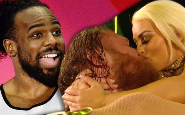 Xavier Woods Jokes About Otis & Mandy Rose WrestleMania Kiss During