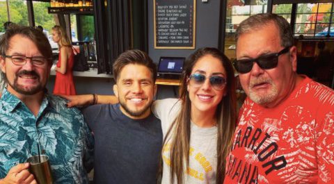 AEW Stars Hang Out With Retired UFC Champion
