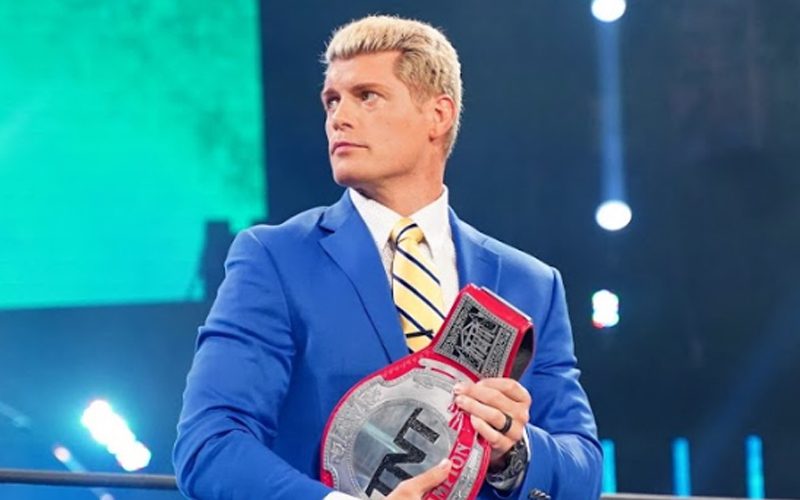 Cody Rhodes Reveals When TNT Title Will Be Finished