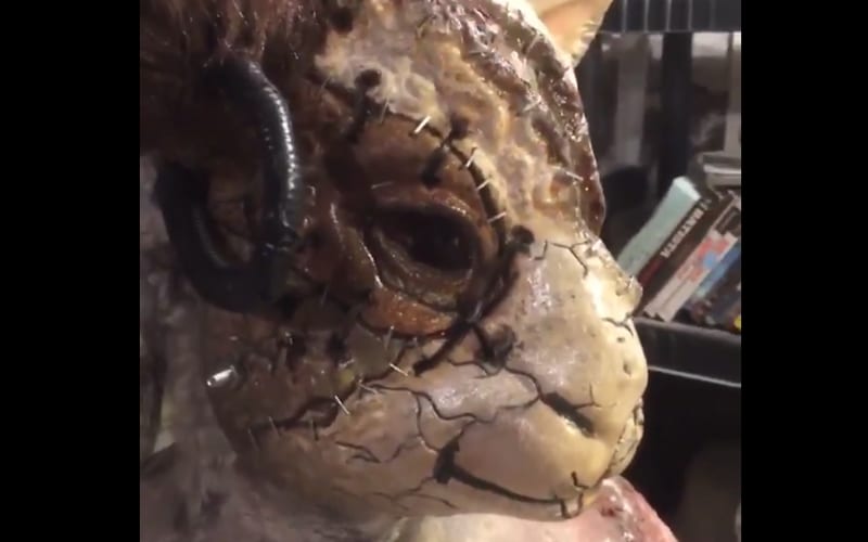 Nixed Erick Rowan WrestleMania Sheep Mask By Bray Wyatt Fiend Creators Revealed