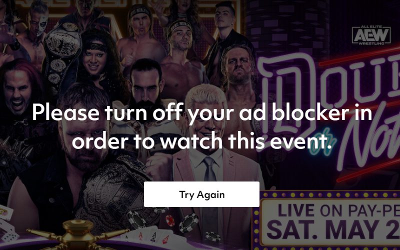 Fans Have MAJOR ISSUES Streaming AEW Double Or Nothing — BR Live Crashes