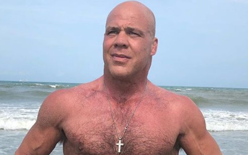 Kurt Angle Shows Off His Chest Hair In Beach Thirst Trap Photo