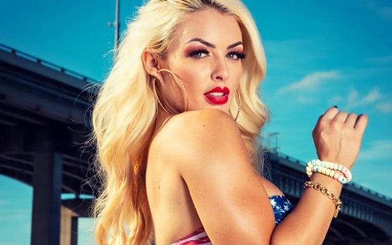 Mandy Rose Sports Patriotic Bikini For A Happy Memorial Day