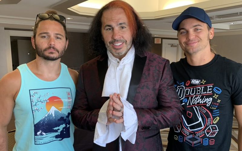 Young Bucks Helped Matt Hardy Reach Serenity After Vanguard 1’s Murder Before AEW Double Or Nothing
