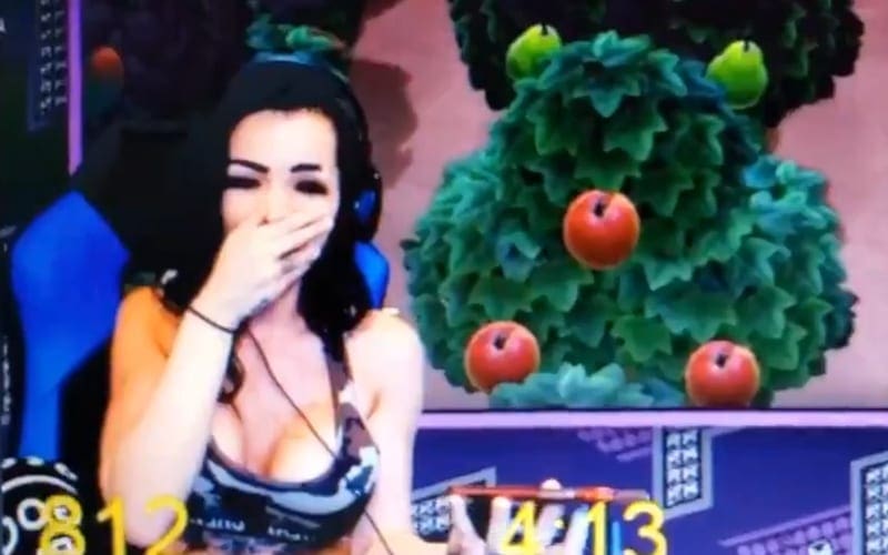 WATCH Paige Shave Off Her Eyebrow While Playing Animal Crossing