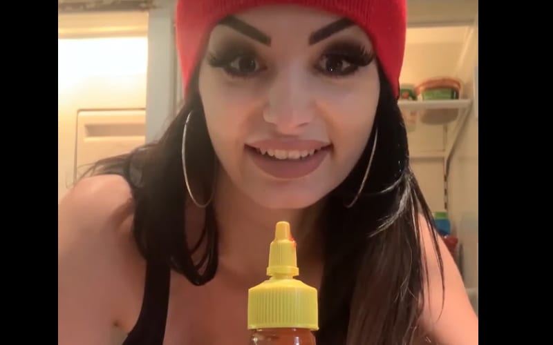 Paige Gives Fans A Look At What She’s Got In Her Fridge