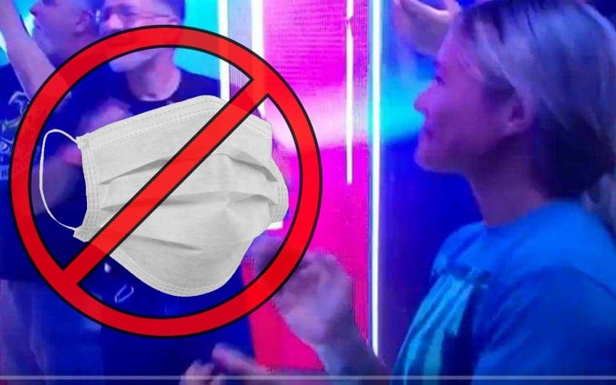 WWE Banned Fans From Wearing Masks During RAW Tapings