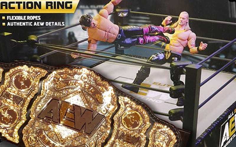 AEW Amps Up Their Toy Game With Rings & Replica Title Belts