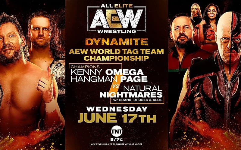 Two Title Matches & More Set For AEW Dynamite This Week