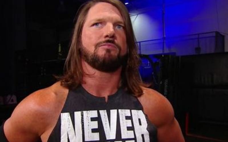 AJ Styles Promises To Take Over WWE Program Next Week