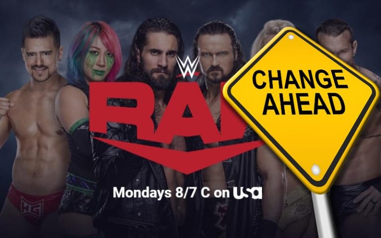 WWE RAW Set For Syfy Next Week
