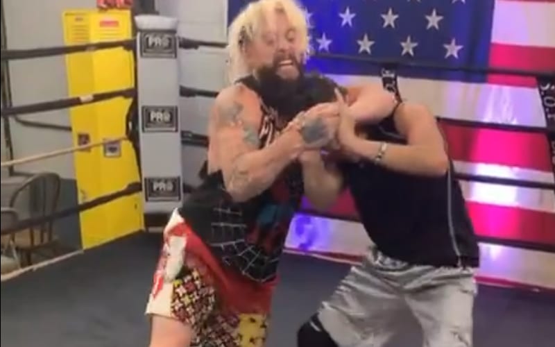 Enzo Amore Steps Back In The Ring For Some Intense Grappling