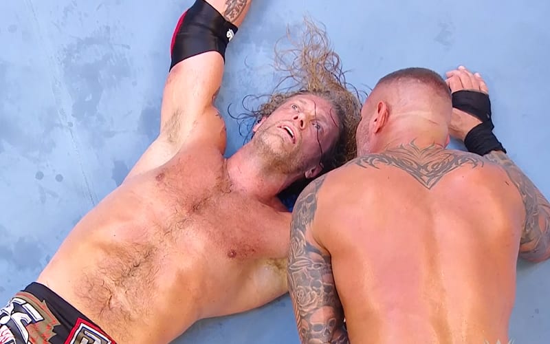 Edge and Randy Orton faced off in the Greatest Wrestling Match Ever at Back...