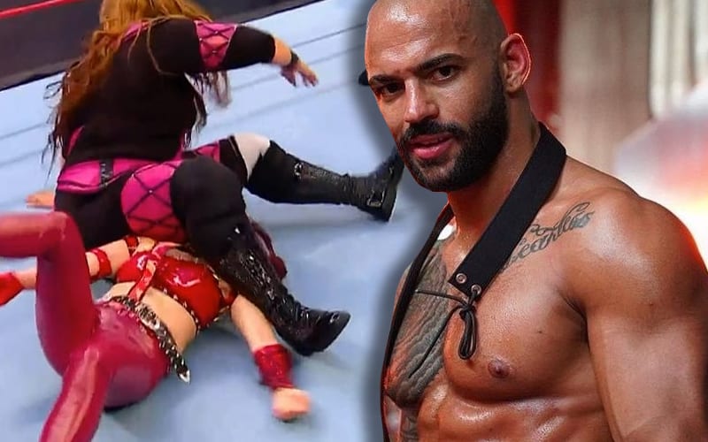 Ricochet Reacts To Kairi Sane's Injury With Nia Jax On WWE RAW.