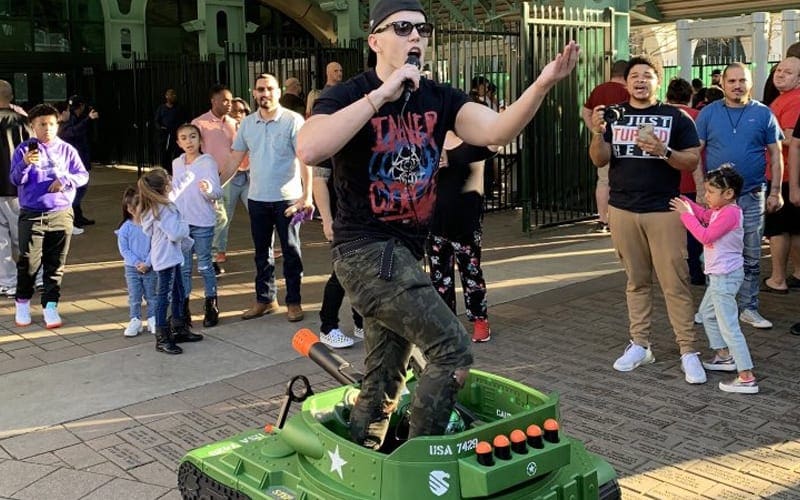 Sammy Guevara Has No Memory Invading WWE Royal Rumble In A Toy Tank