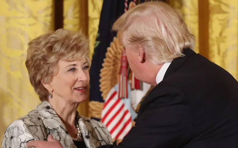 How Much Linda McMahon Donated To Donald Trump Campaign