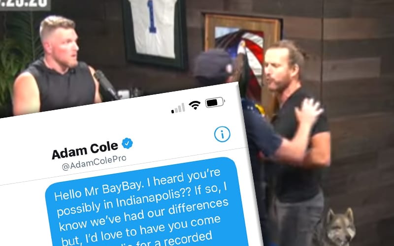 Pat McAfee Reveals DM Conversation With Adam Cole Before Blow Up On Radio