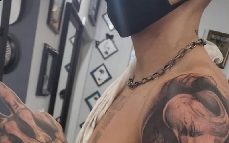 Darby Allin Shows Off Huge New Arm Tattoo