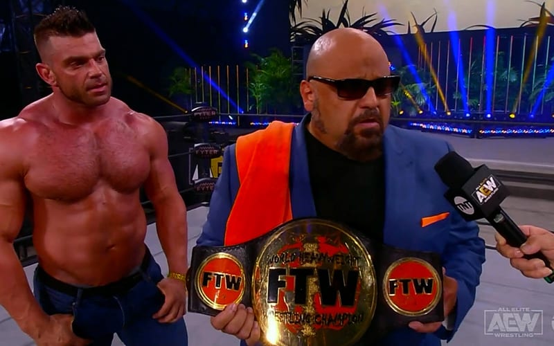 Taz Introduces FTW World Title To AEW & Crowns Brian Cage Champion