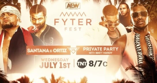 Betting Odds For Private Party vs Santana & Ortiz At AEW Fyter Fest Revealed