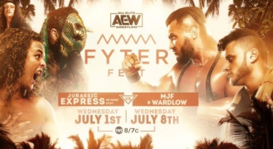 Betting Odds For Jurassic Express vs MJF & Wardlow At AEW Fyter Fest Revealed