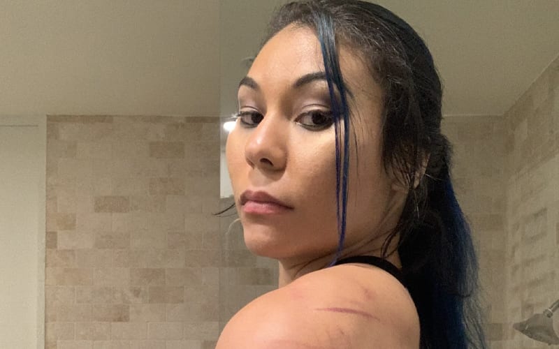 Mia Yim Reveals Damage Following NXT Great American Bash Street Fight With Candice LeRae