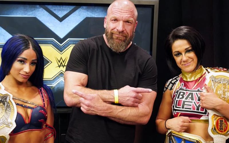Sasha Banks & Bayley Snap A Photo With ‘Papa H’ Before WWE NXT Great American Bash