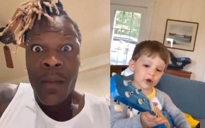 R-Truth Has Hilarious Reaction To Child Singing Filthy Song