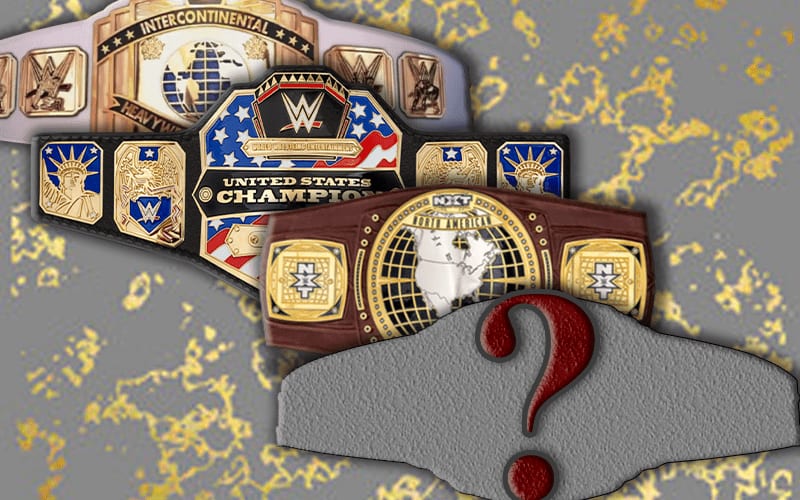 WWE Working To Change Numerous Title Belt Designs