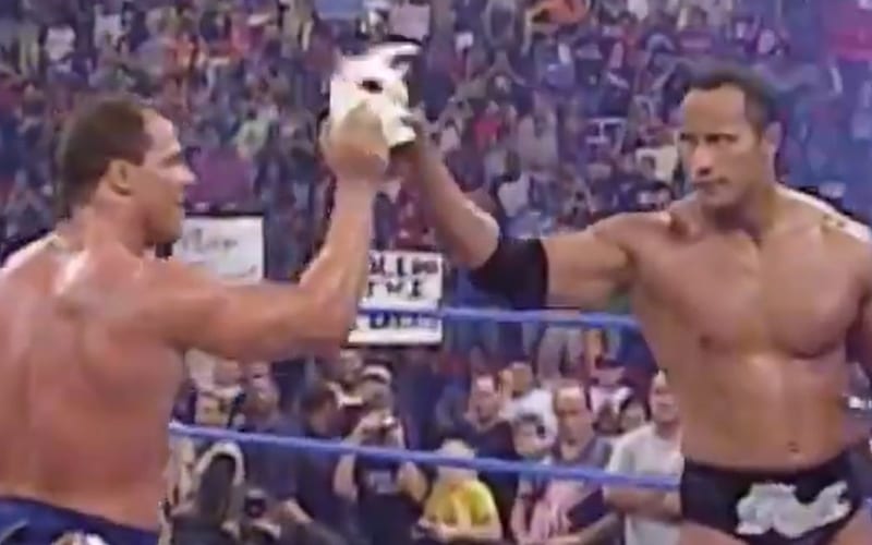 Kurt Angle Reveals Hilarious Secret About Classic WWE Angle With The Rock