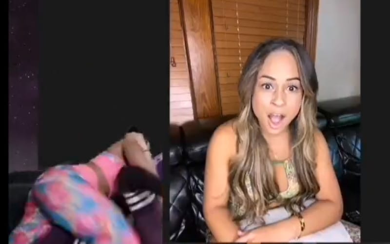 Bianca Belair Attacks Zelina Vega At Home During Interview