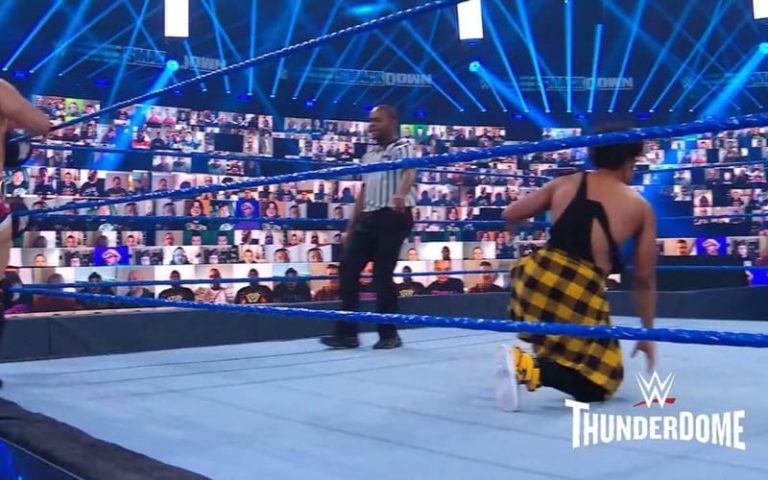 Superstars Came Out To Different Entrances During WWE ThunderDome Testing