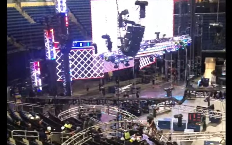 New Video Of WWE ThunderDome Construction Revealed