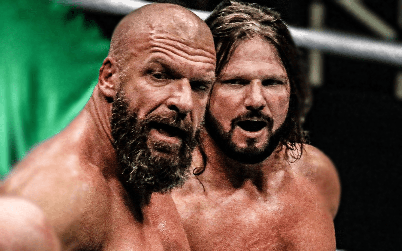 AJ Styles Wants To Be Triple H's Final Opponent In WWE