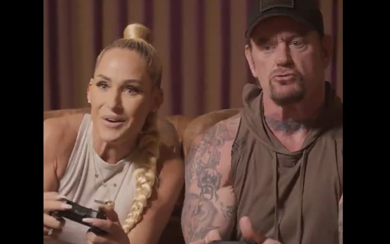 Video Drops Of The Undertaker & Family Playing WWE 2K Battlegrounds