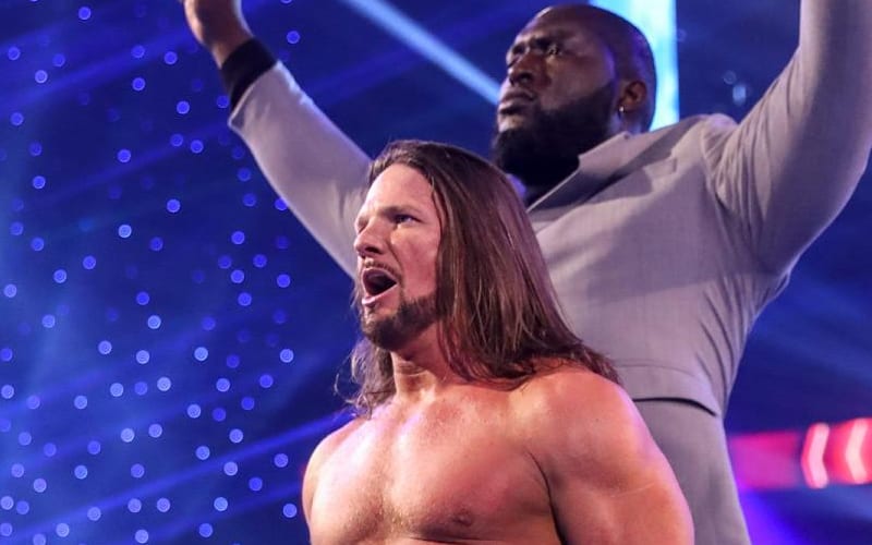 WWE Changes Up AJ Styles’ New Bodyguard’s Name