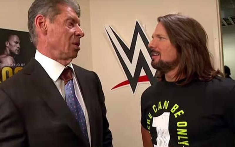 AJ Styles & Other WWE Superstars Met With Vince McMahon To Argue Against Twitch Ban