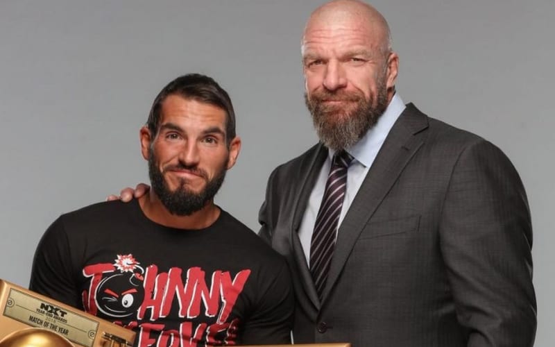 Johnny Gargano Says Triple H Agreed To Take A Finger-Pointing Photo With His Child