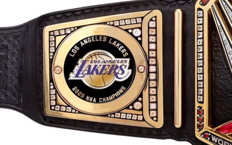 Custom WWE Title Revealed For Los Angeles Lakers After 17th NBA Championship