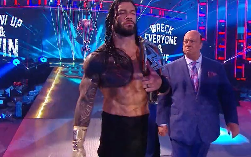Roman Reigns Debuts New Golden Gauntlet At WWE Hell In A Cell