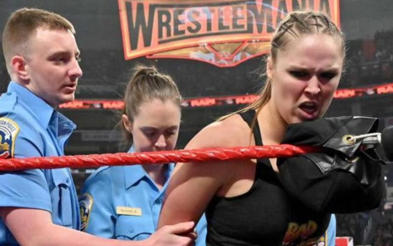 Ronda Rousey WWE RAW Arrest Angle Listed As Real On Trump Celebrity Supporter Recruitment List