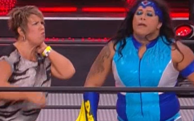 Nyla Rose Pays Tribute To Mega Man During AEW Full Gear
