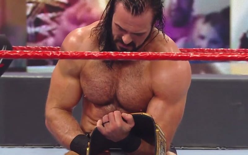Drew McIntyre Wins WWE Title On RAW This Week