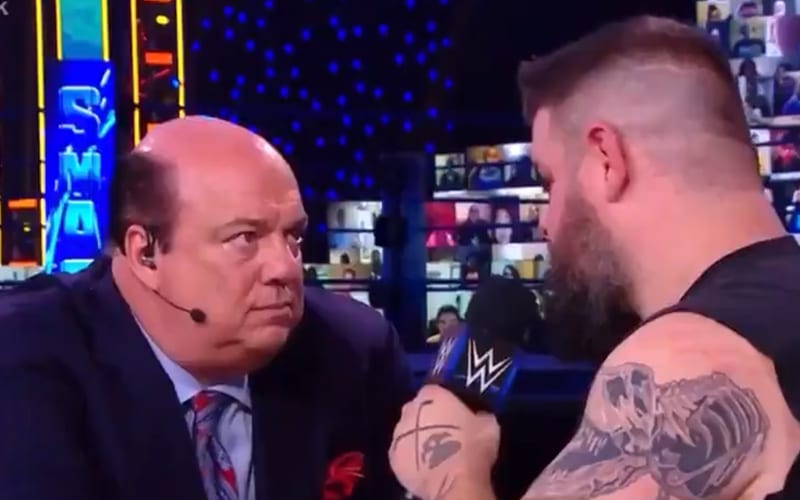 Watch Kevin Owens & Paul Heyman Have Intense Moment On WWE Talking Smack