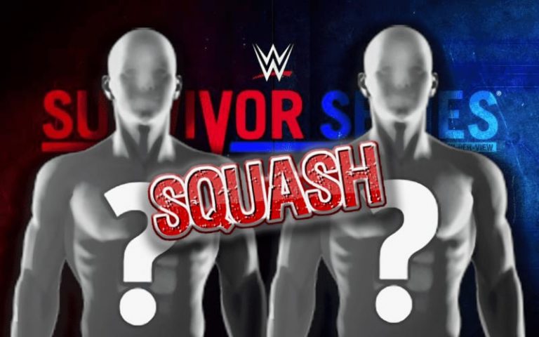 WWE Survivor Series Match Expected To Be A Squash