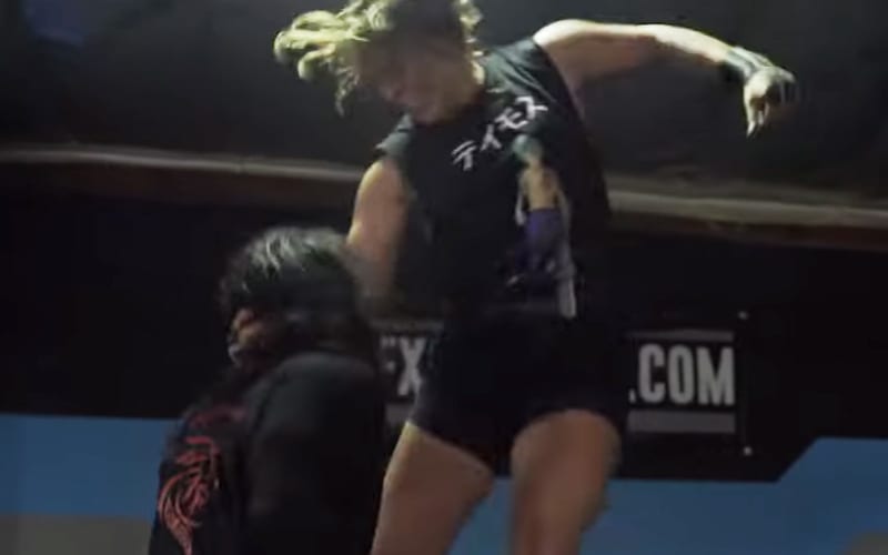 Ronda Rousey Keeping Ring Rust Off In New Training Video Before WWE Return