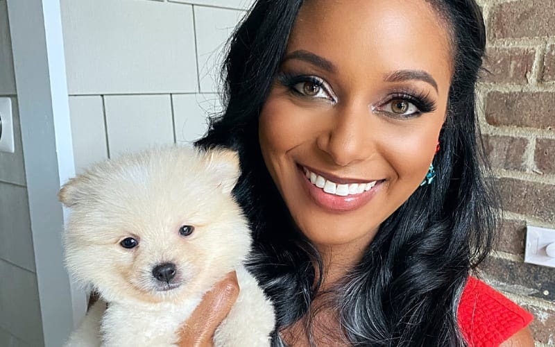 Brandi Rhodes Introduces New Puppy To AEW Fans