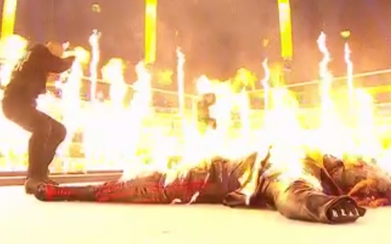 Randy Orton Sets Bray Wyatt’s Fiend On FIRE At WWE TLC