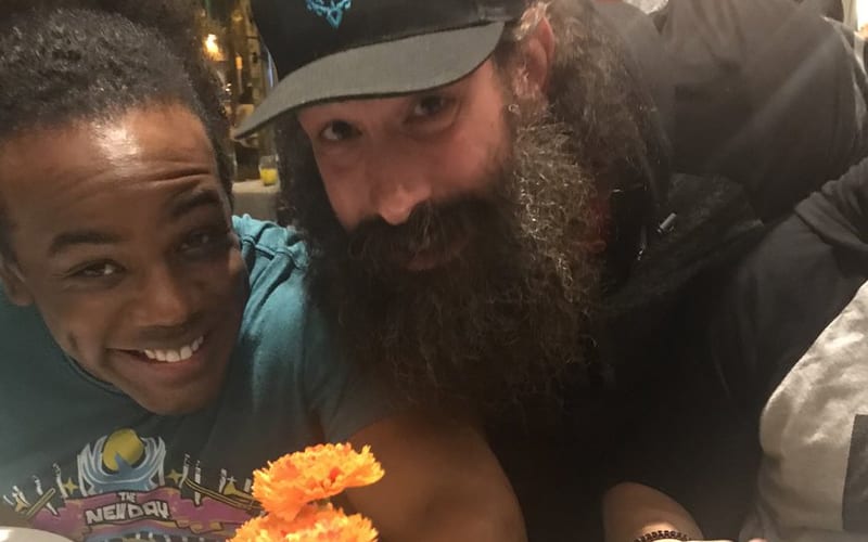 Xavier Woods Shares Photo With Brodie Lee That Becky Lynch Sent Him